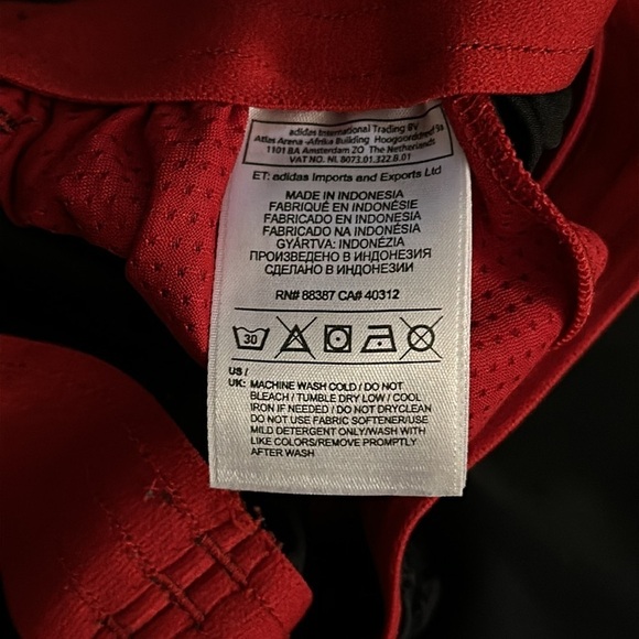 Adidas Climacool Boys Lightweight Track Suit Pants Drawstring Waist Mesh Pockets - Picture 5 of 7